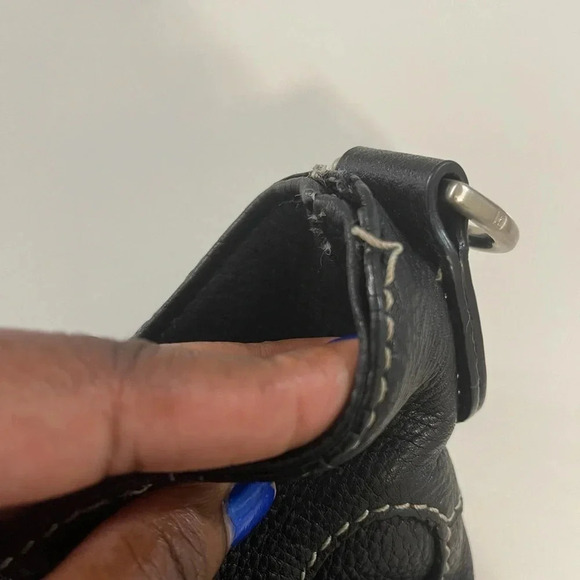 Michael Kors Black Pebbled Leather Hobo Bag - Picture 14 of 14